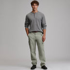 Men's Birds Eye Long-Sleeve Thermal Henley