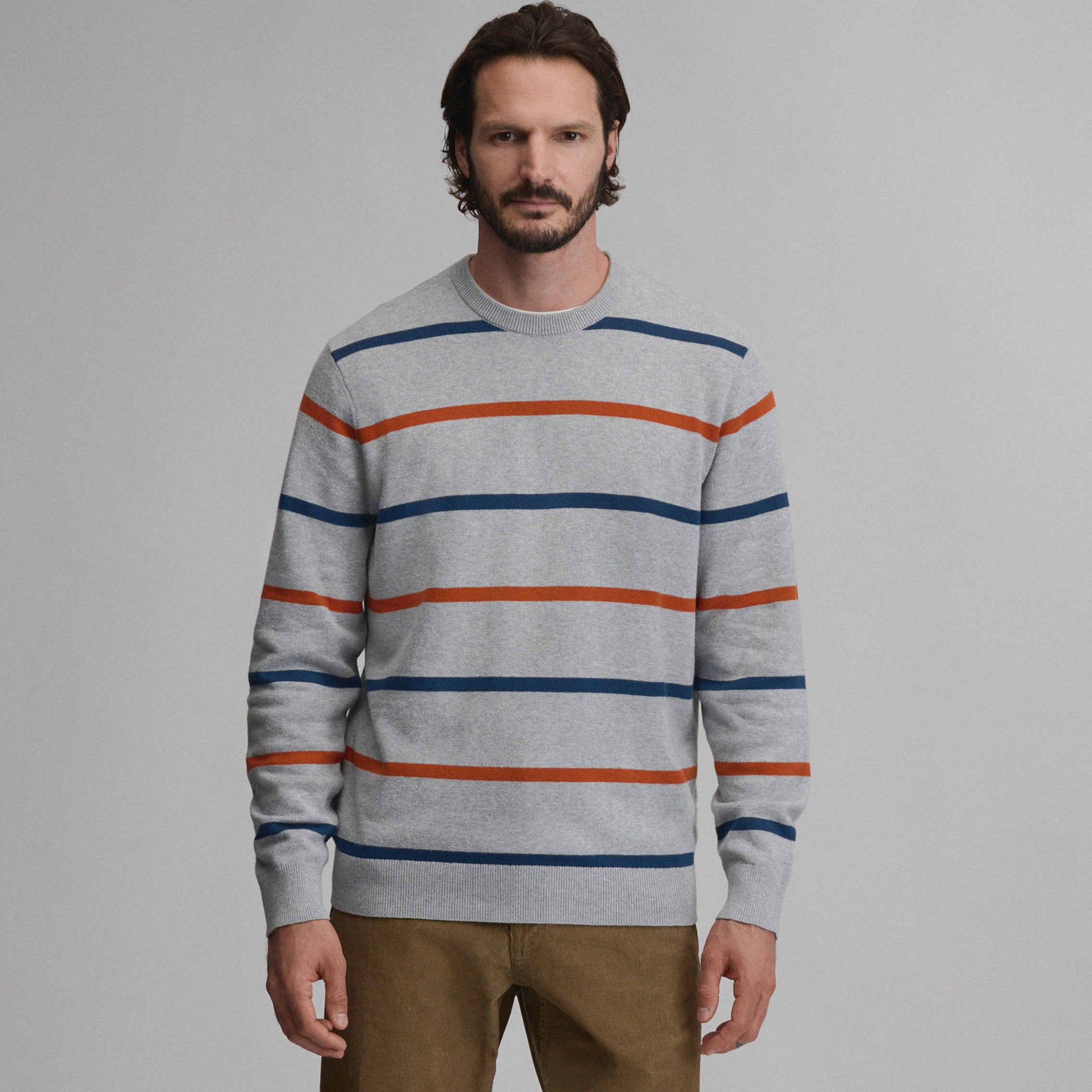 Men's Classic Crew Stripe Sweater
