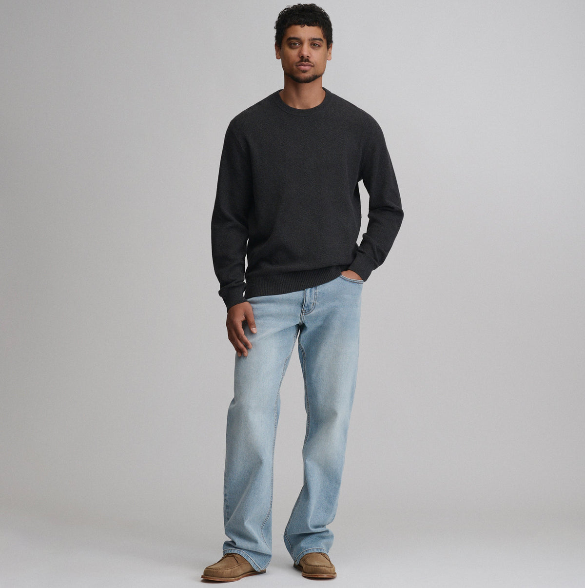 Men's Classic Crew Solid Sweater