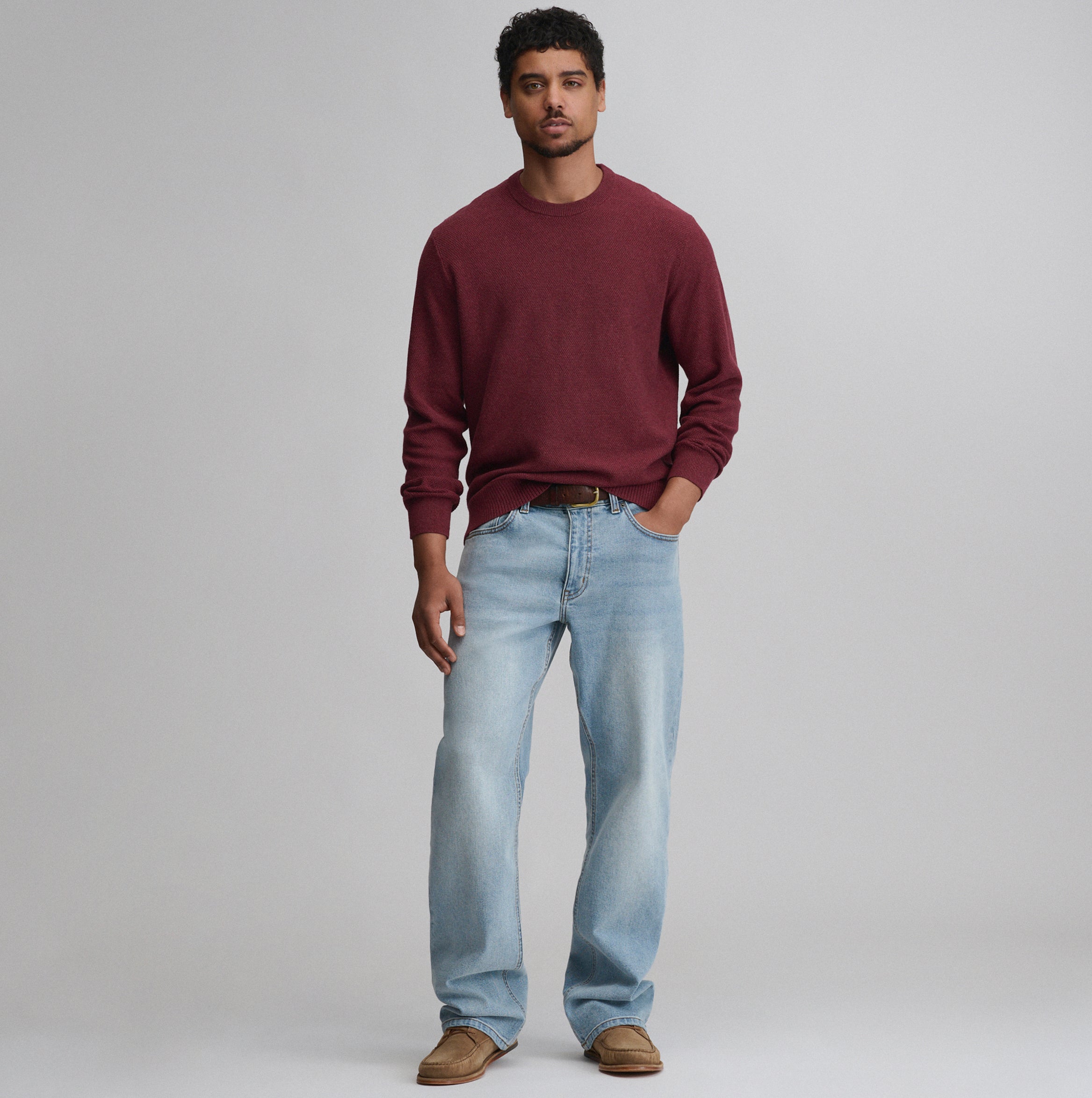Men's Classic Crew Solid Sweater