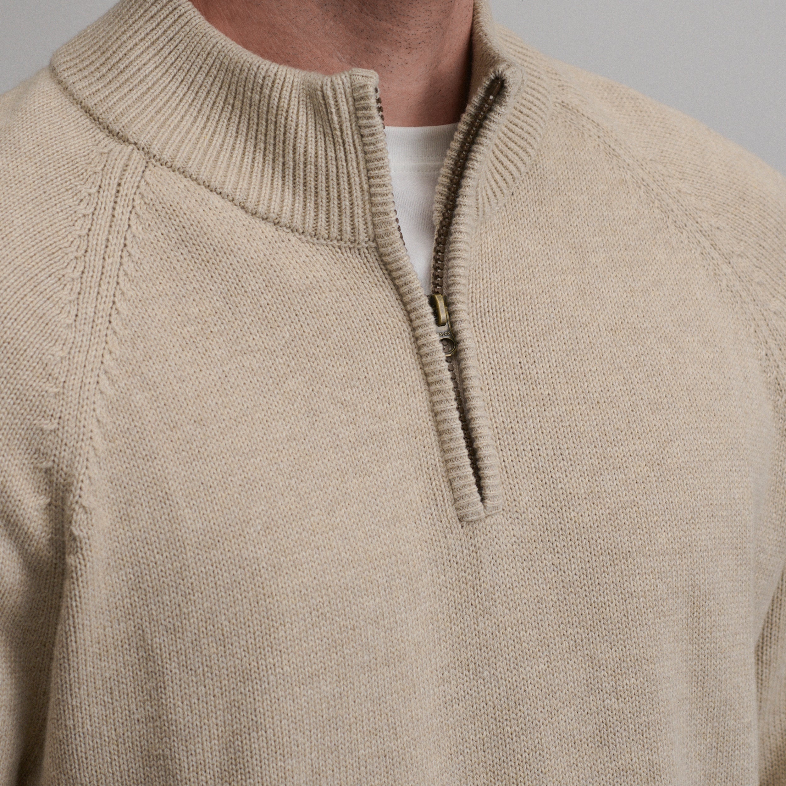 Men's Classic Quarter-Zip Sweater