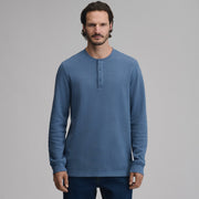 Men's Eddie's Favorite Ultrasoft Thermal Henley - Dark Horizon
