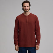 Men's Eddie's Favorite Ultrasoft Thermal Henley - Sable