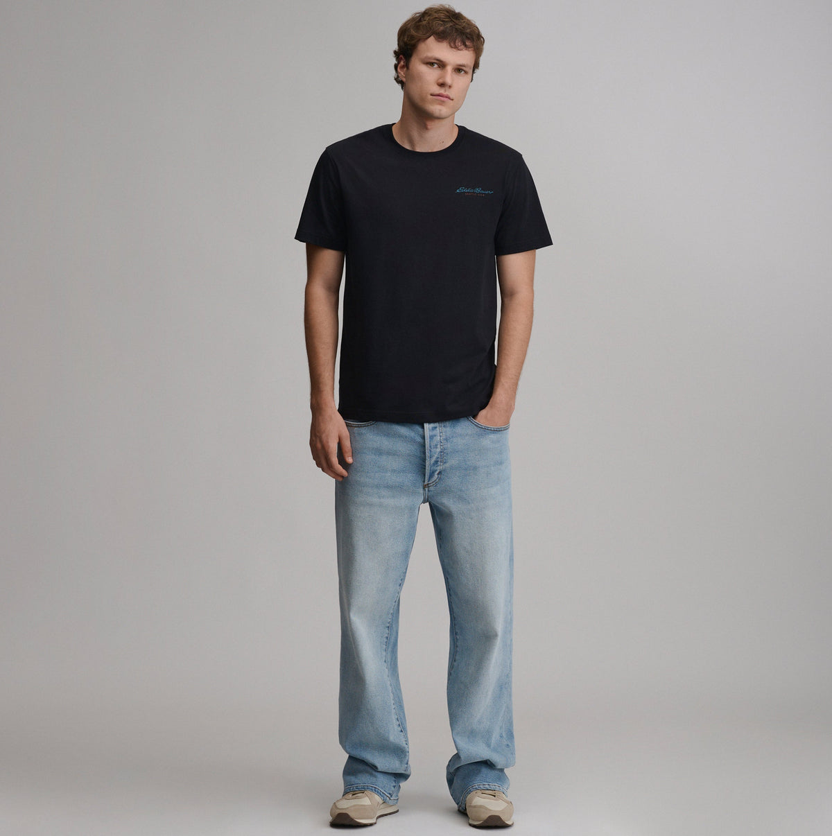 Men's EB Bauer Down Logo T-Shirt