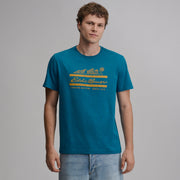 Men's EB Script Signature T-Shirt - Meridian Blue