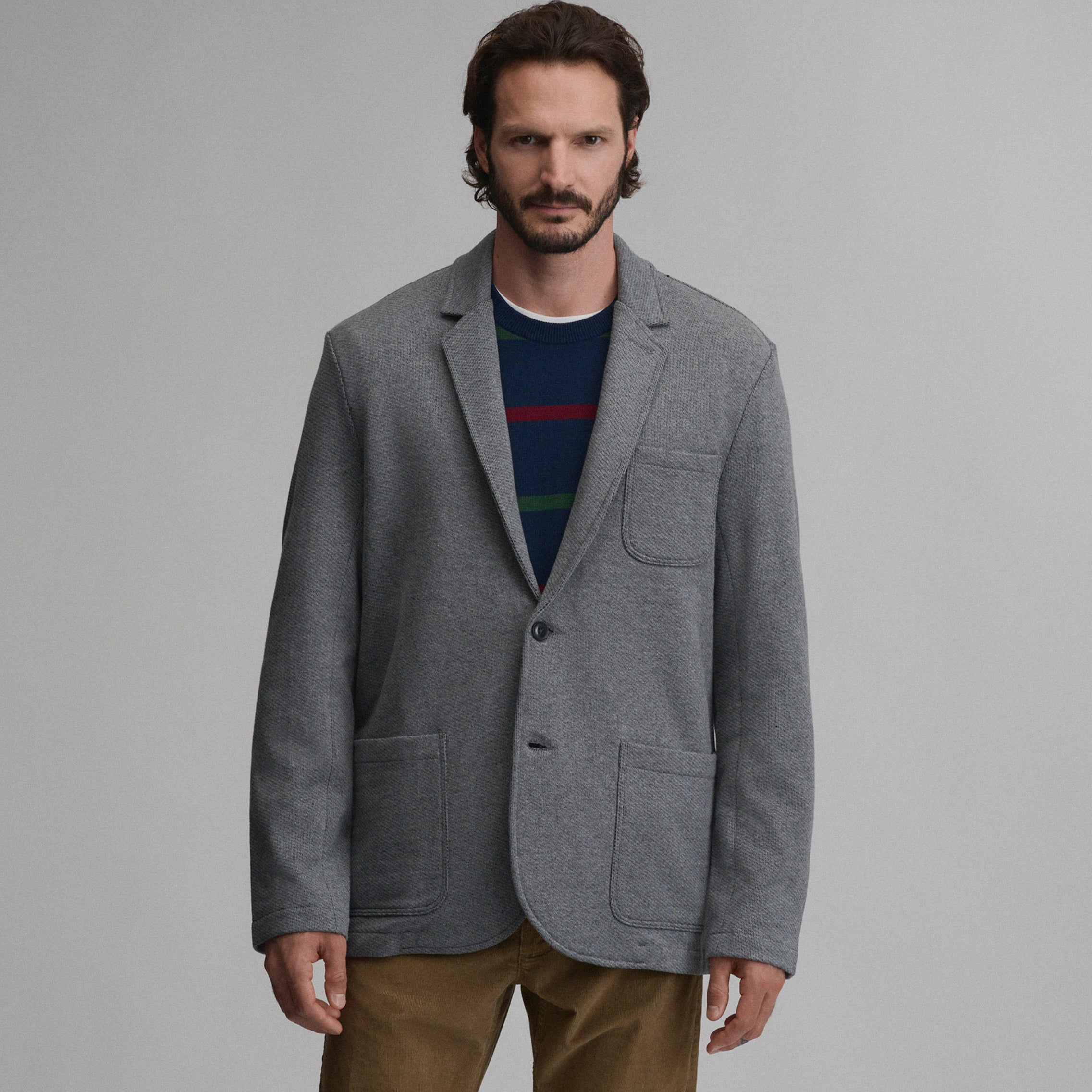 Men's Knit Blazer