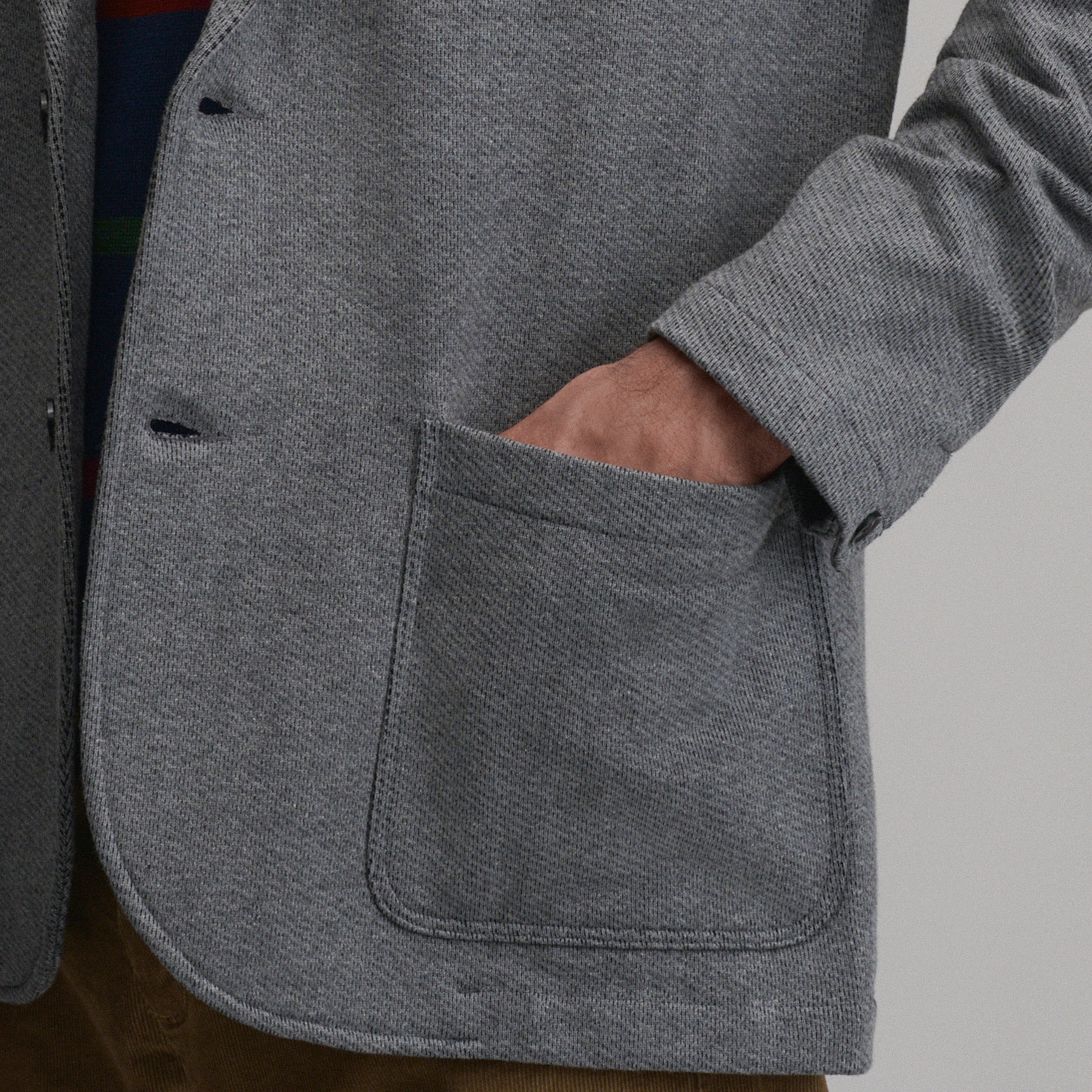 Men's Knit Blazer