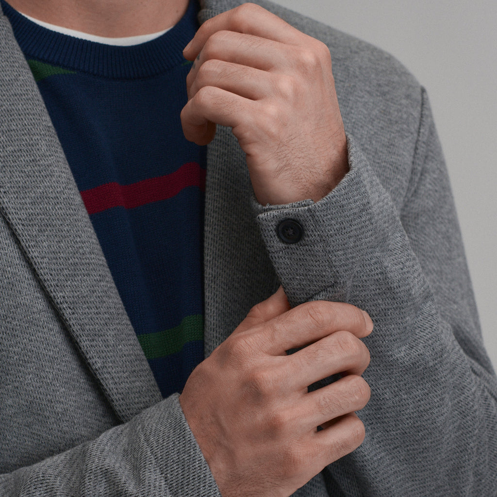 Men's Knit Blazer