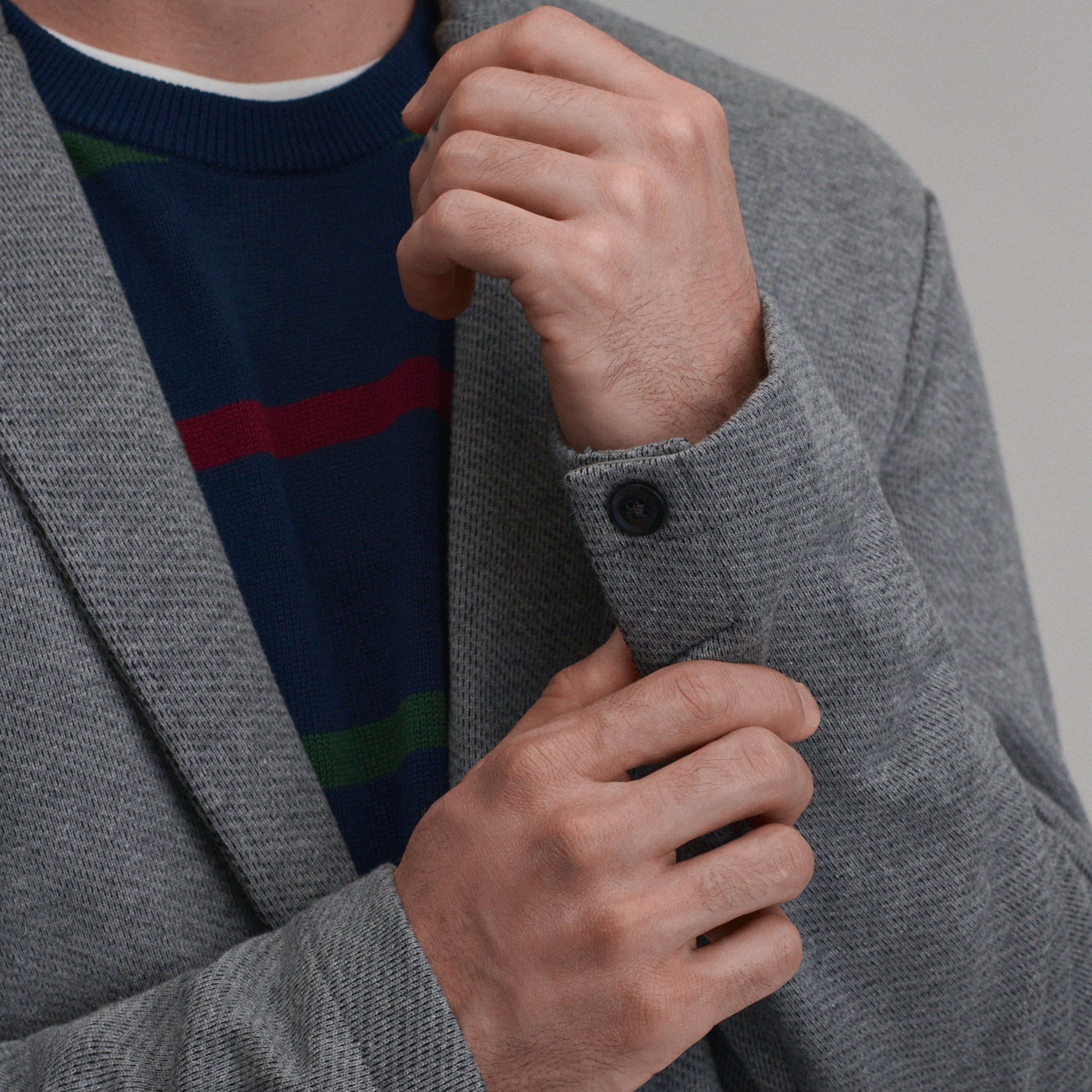 Men's Knit Blazer