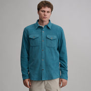 Men's Chutes Microfleece Shirt - Meridian Blue