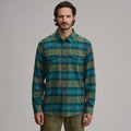 Men's Long-Sleeve Eddie's Cabin Shirt - Jacquard Plaid