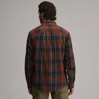 Men's Long-Sleeve Eddie's Cabin Shirt - Jacquard Plaid