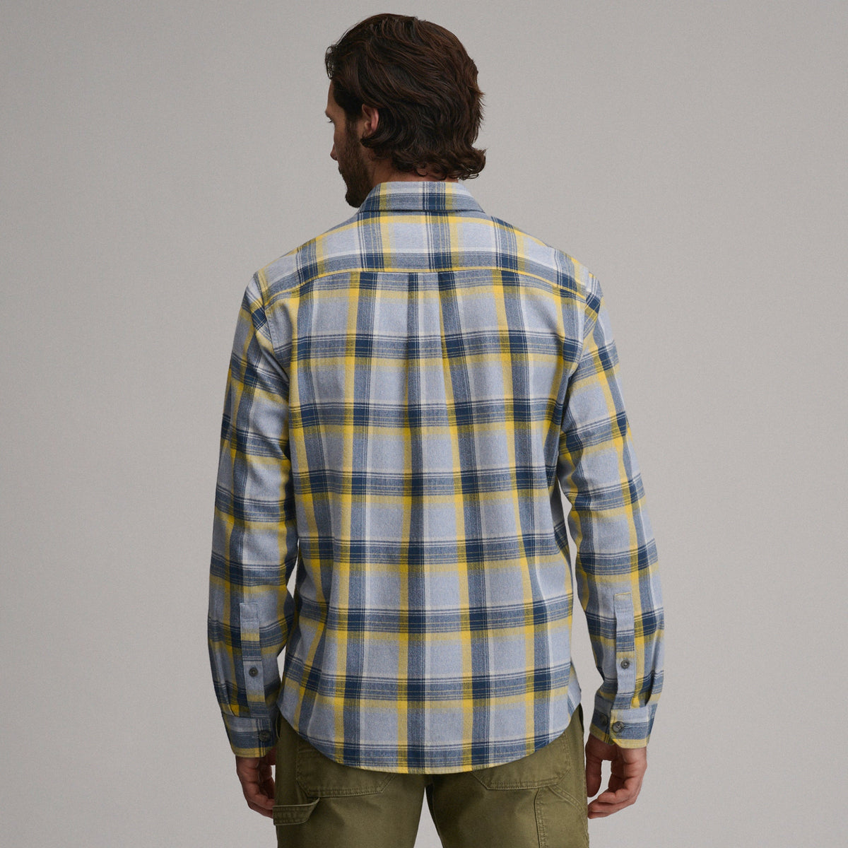 Men's Long-Sleeve Eddie's Cabin Shirt - Jaspe Flannel