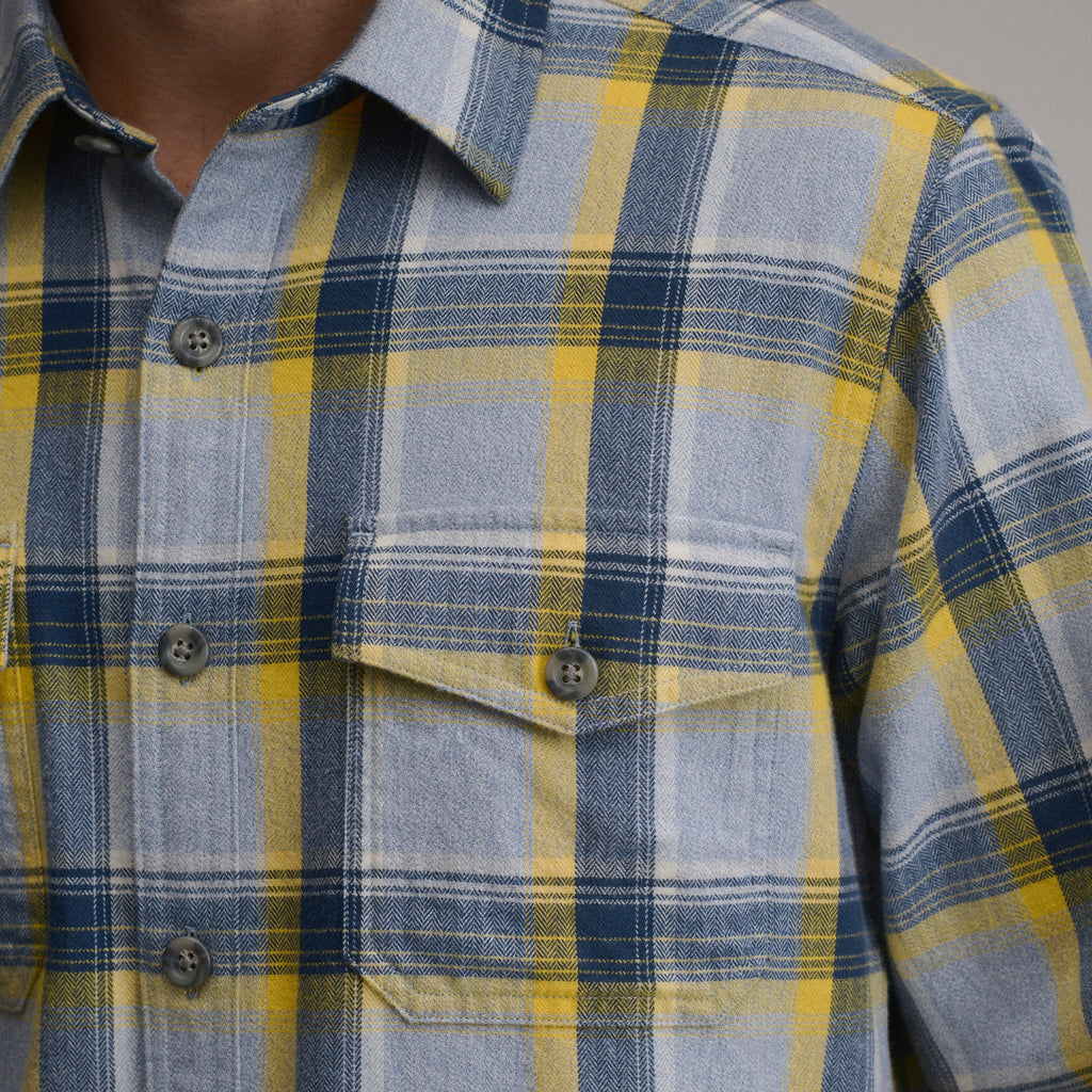 Men's Long-Sleeve Eddie's Cabin Shirt - Jaspe Flannel