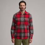 Men's Long-Sleeve Eddie's Cabin Shirt - Jaspe Flannel