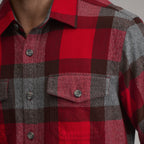 Men's Long-Sleeve Eddie's Cabin Shirt - Jaspe Flannel