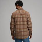 Men's Long-Sleeve Fine Wale Corduroy Shirt - Plaid