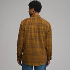 Men's Long-Sleeve Fine Wale Corduroy Shirt - Plaid
