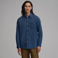 Men's Long-Sleeve Fine Wale Corduroy Shirt - Solid