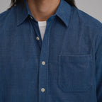 Men's Long-Sleeve Fine Wale Corduroy Shirt - Solid