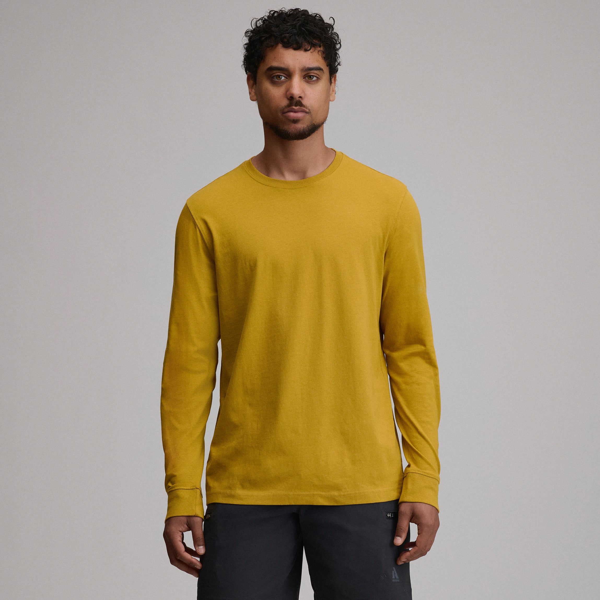 Men's Legend Wash 100% Cotton Long-Sleeve Classic T-Shirt