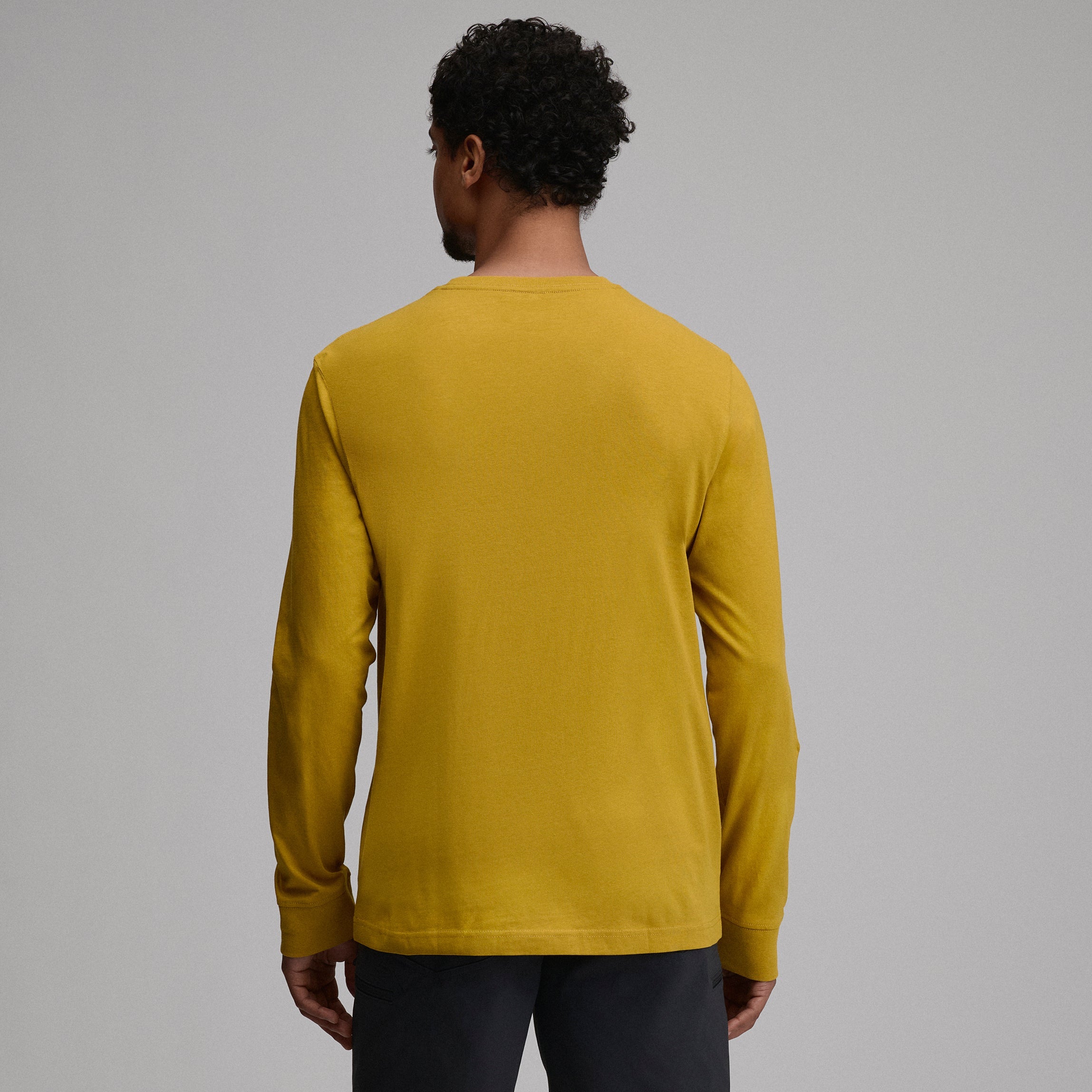 Men's Legend Wash 100% Cotton Long-Sleeve Classic T-Shirt