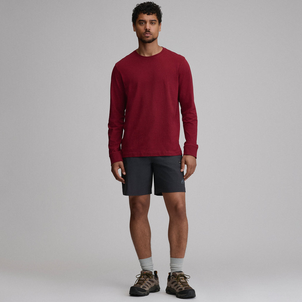 Men's Legend Wash 100% Cotton Long-Sleeve Classic T-Shirt