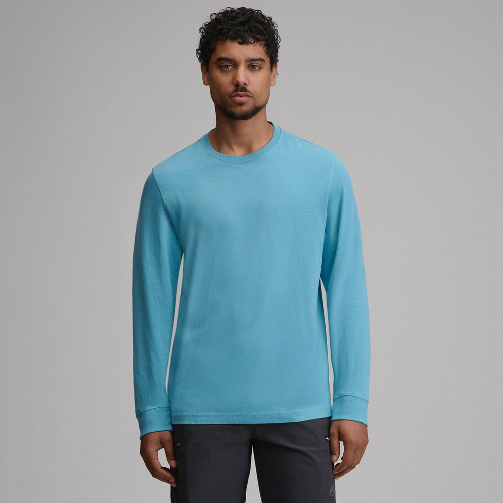 Men's Legend Wash 100% Cotton Long-Sleeve Classic T-Shirt