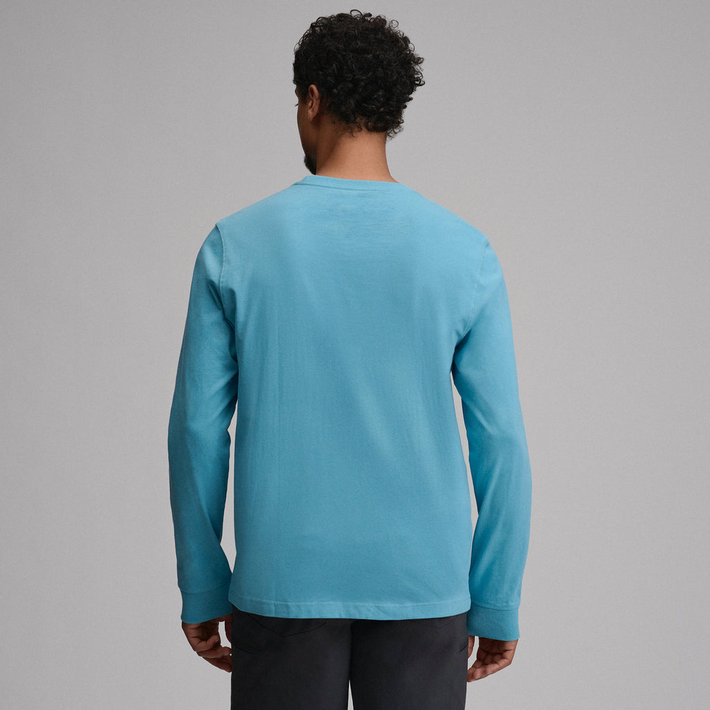 Men's Legend Wash 100% Cotton Long-Sleeve Classic T-Shirt