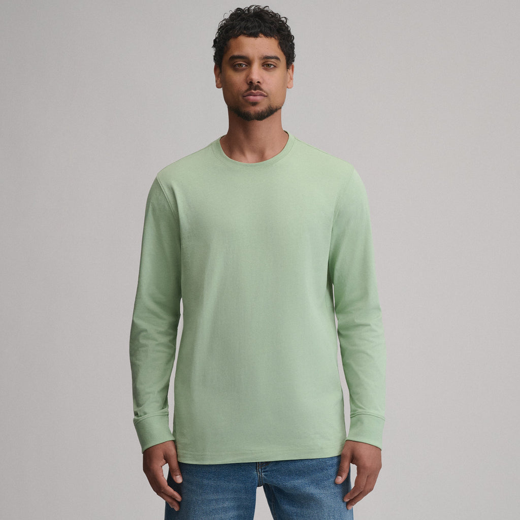 Men's Legend Wash 100% Cotton Long-Sleeve Classic T-Shirt