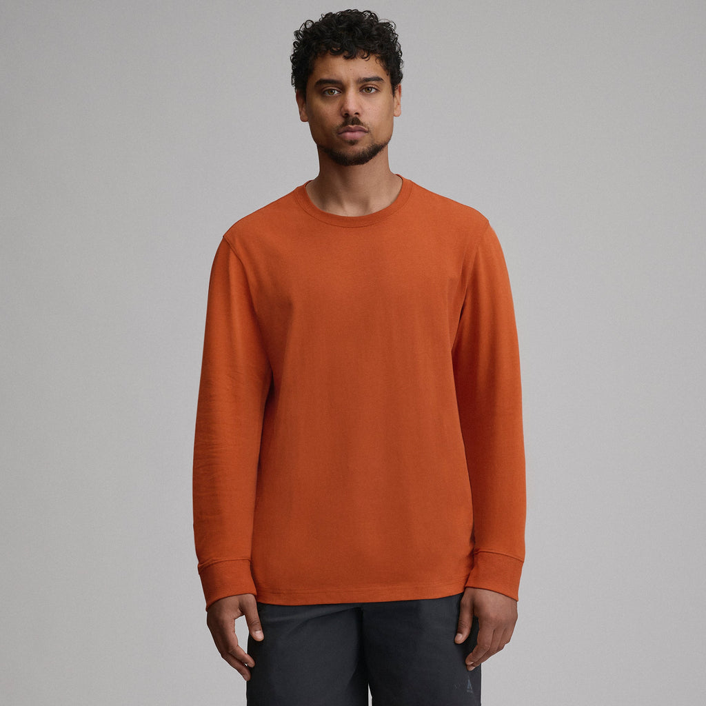 Men's Legend Wash 100% Cotton Long-Sleeve Classic T-Shirt
