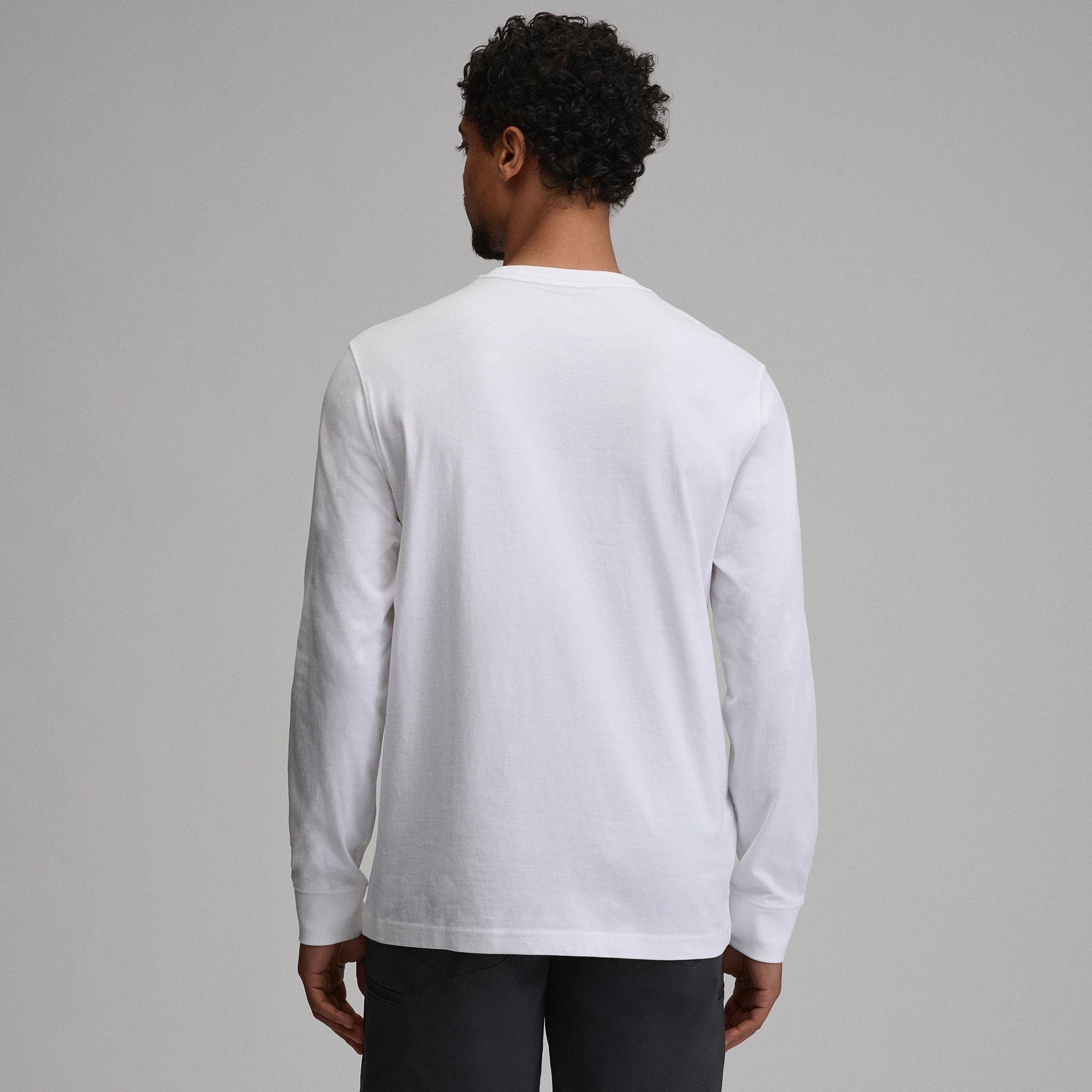 Men's Legend Wash 100% Cotton Long-Sleeve Classic T-Shirt