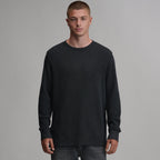 Men's Plaited Waffle Thermal Crew
