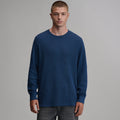 Men's Plaited Waffle Thermal Crew