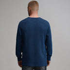 Men's Plaited Waffle Thermal Crew