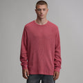 Men's Plaited Waffle Thermal Crew