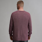 Men's Plaited Waffle Thermal Crew