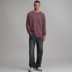 Men's Plaited Waffle Thermal Crew