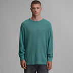 Men's Plaited Waffle Thermal Crew