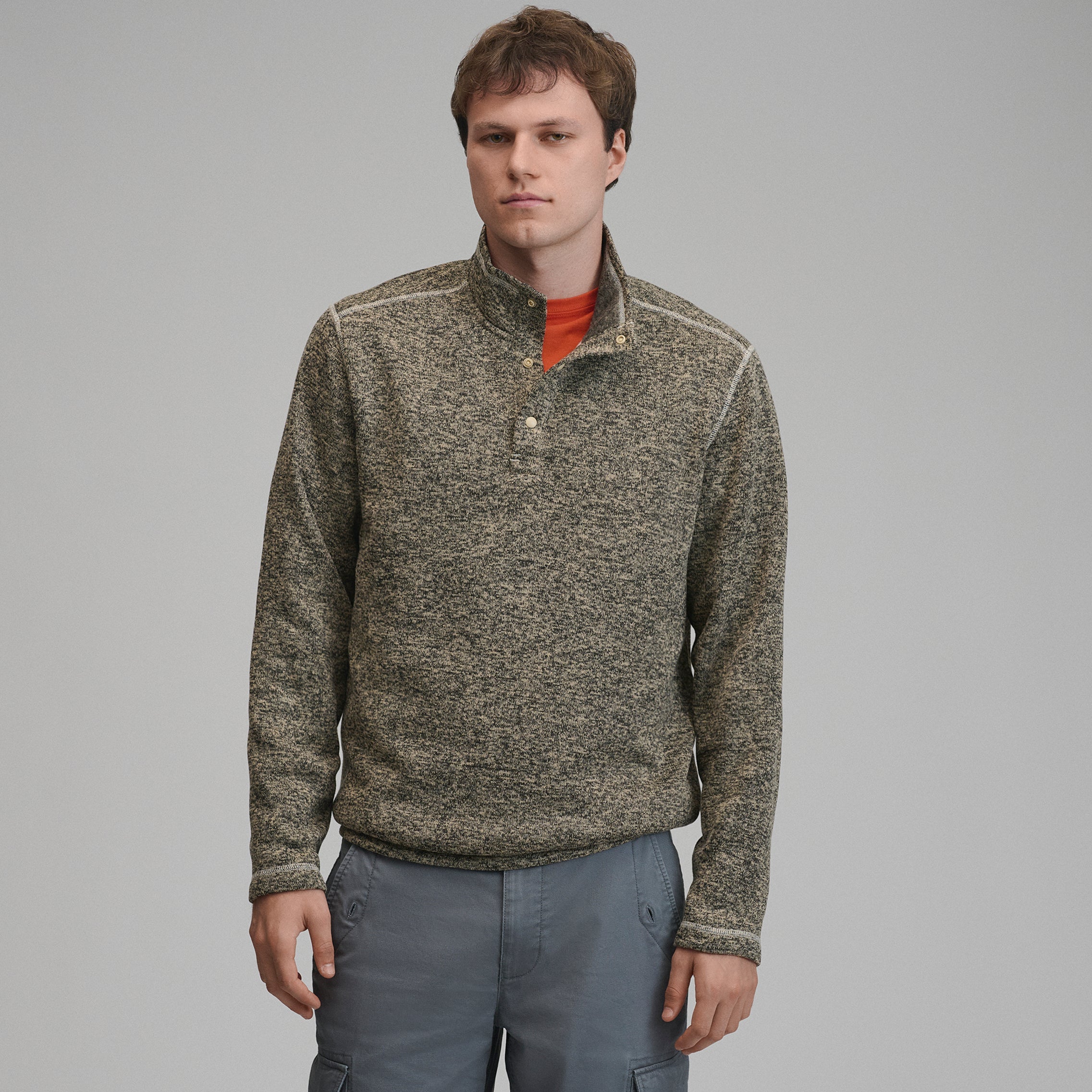 Men's Radiator Fleece 2.0 Snap Mock Pullover