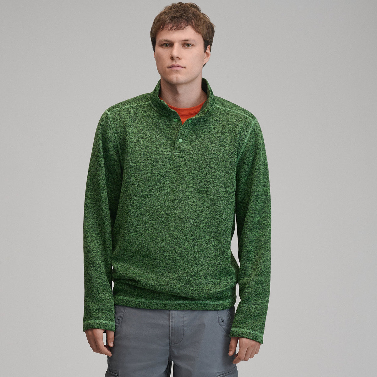 Men's Radiator Fleece 2.0 Snap Mock Pullover
