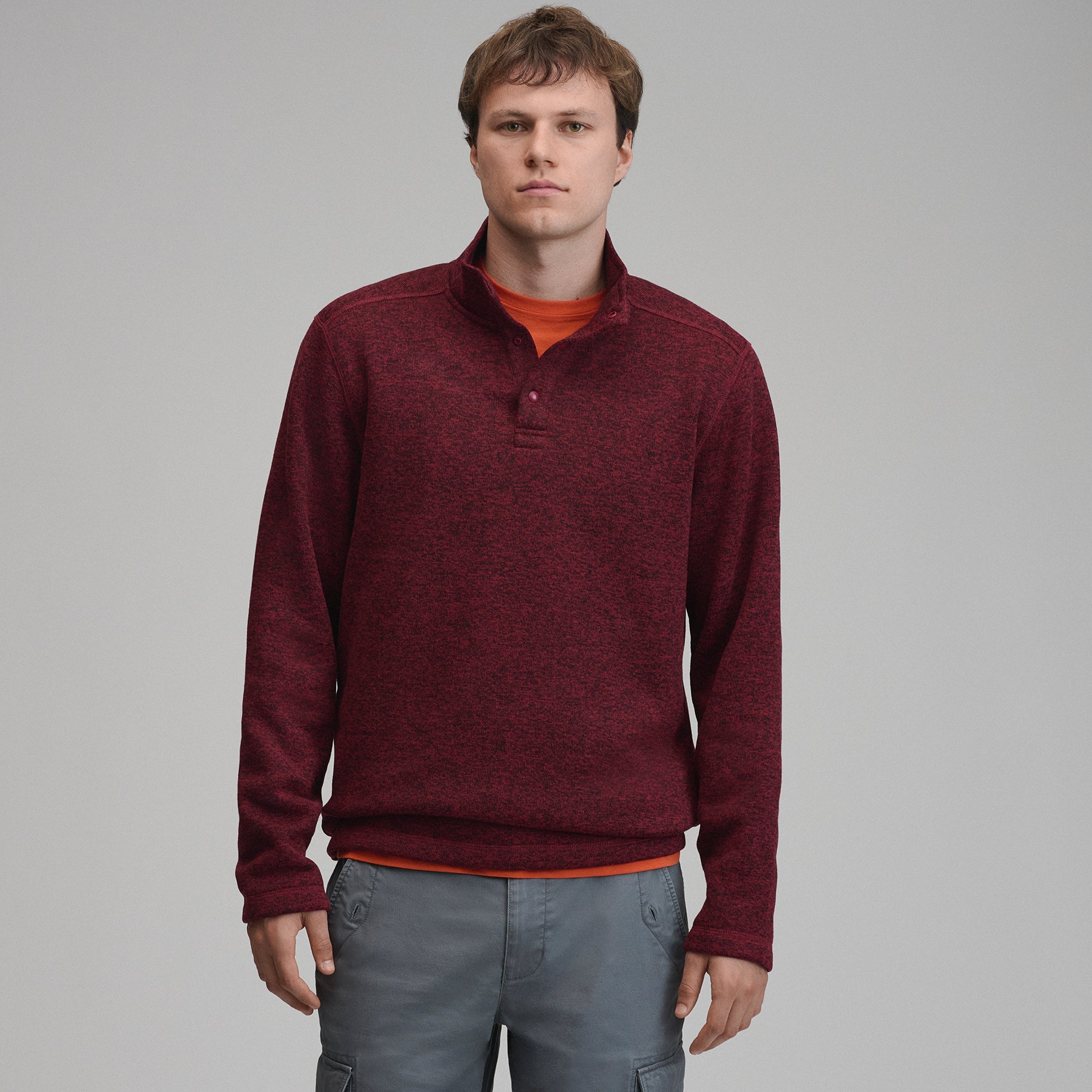 Men's Radiator Fleece 2.0 Snap Mock Pullover