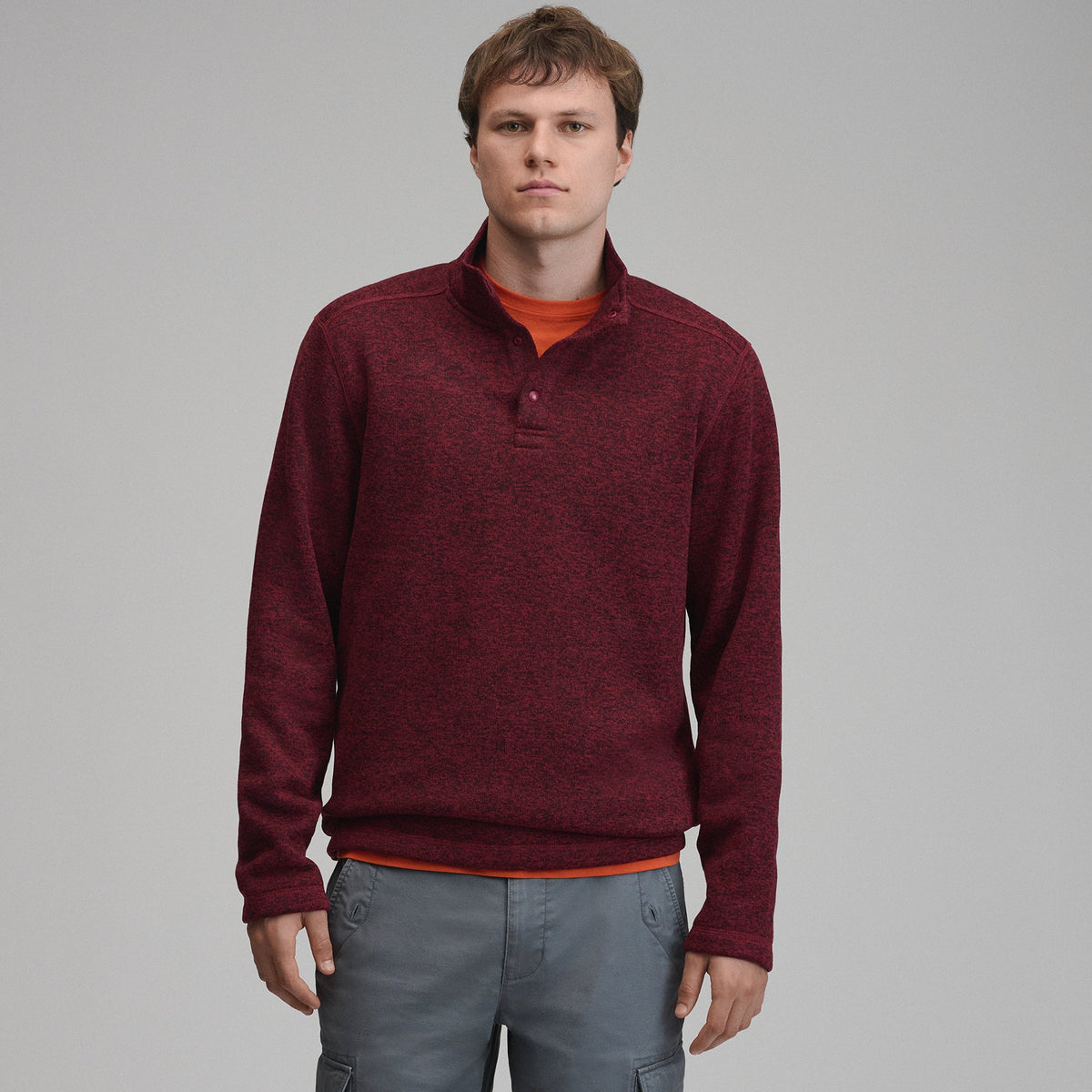 Men's Radiator Fleece 2.0 Snap Mock Pullover