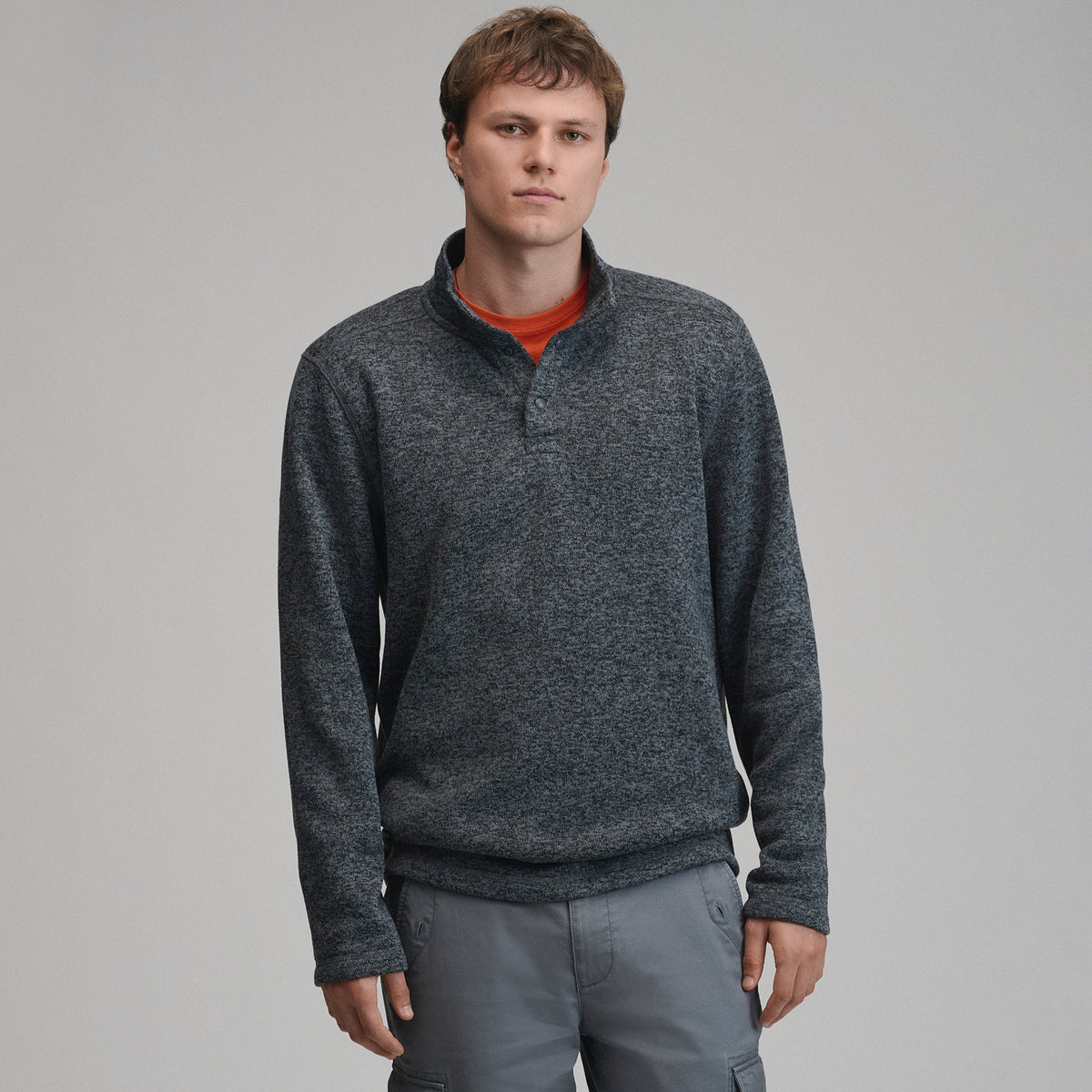 Men's Radiator Fleece 2.0 Snap Mock Pullover