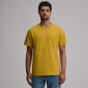 Men's Legend Wash 100% Cotton Short-Sleeve Pocket T-Shirt - Golden Oak