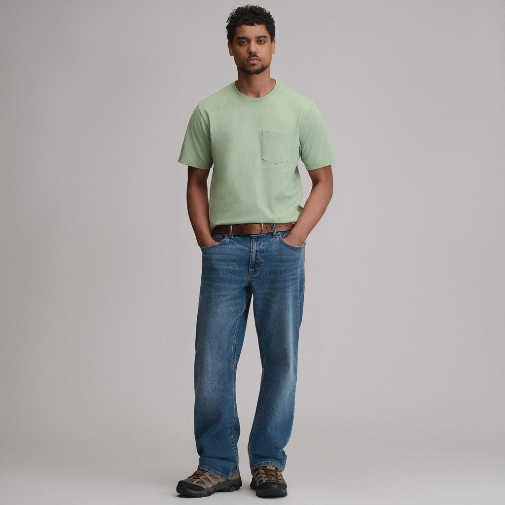 Men's Legend Wash 100% Cotton Short-Sleeve Pocket T-Shirt