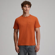 Men's Legend Wash 100% Cotton Short-Sleeve Pocket T-Shirt - Picante
