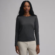 Women's Train Ascent Long-Sleeve Crew - Carbon