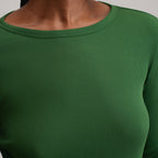 Women's Softline Rib Long-Sleeve Crew