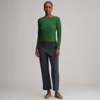 Women's Softline Rib Long-Sleeve Crew